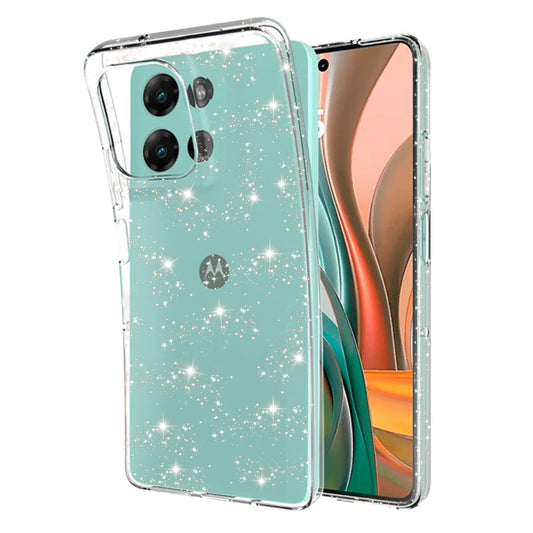 Θήκη για Motorola Moto G75, Techsuit, SparkleSkin, Διαφανής