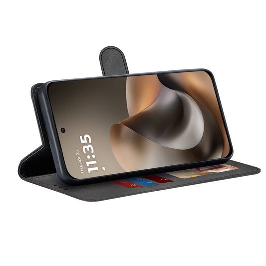 Θήκη για Motorola Moto G77 / G67, Techsuit, Diary Book, Μαύρη