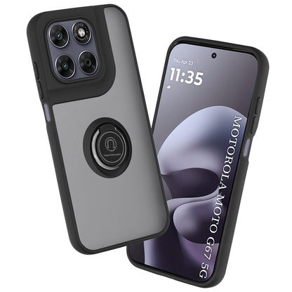 Θήκη για Motorola Moto G77 / G67, Techsuit, Glinth, Μαύρη