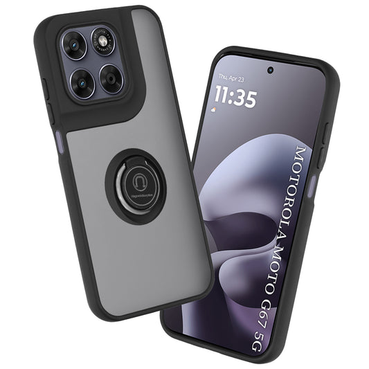 Θήκη για Motorola Moto G77 / G67, Techsuit, Glinth, Μαύρη