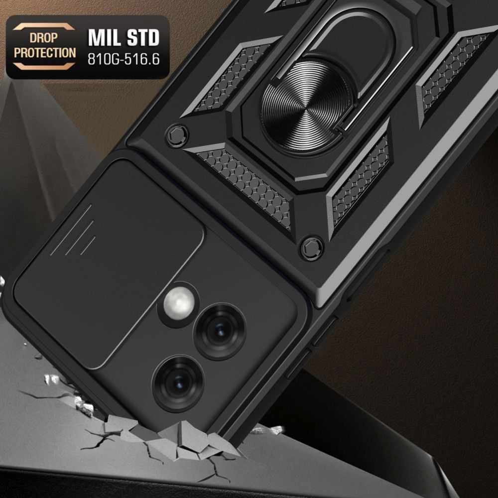 Θήκη για Motorola Moto G84, Techsuit, CamShield, Μαύρο