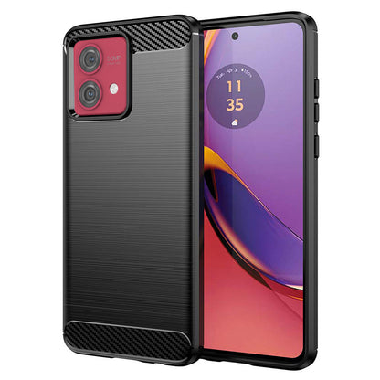 Θήκη για Motorola Moto G84, Techsuit, Carbon, Μαύρο