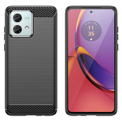 Θήκη για Motorola Moto G84, Techsuit, Carbon, Μαύρο