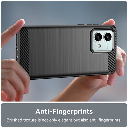 Θήκη για Motorola Moto G84, Techsuit, Carbon, Μαύρο