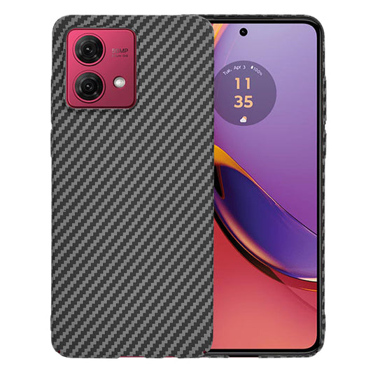 Θήκη για Motorola Moto G84, Techsuit, Carbonite FiberShell, Μαύρη