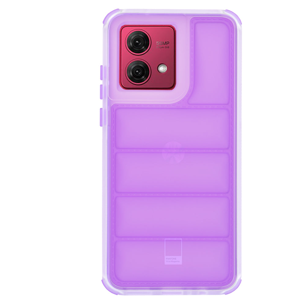 Θήκη για Motorola Moto G84, Techsuit, Wave Shield, Μωβ
