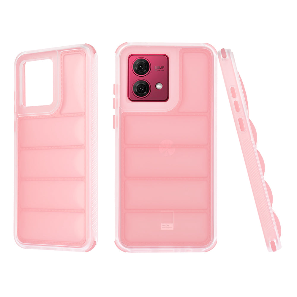 Θήκη για Motorola Moto G84, Techsuit, Wave Shield, Ροζ