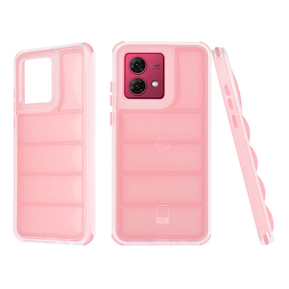 Θήκη για Motorola Moto G84, Techsuit, Wave Shield, Ροζ