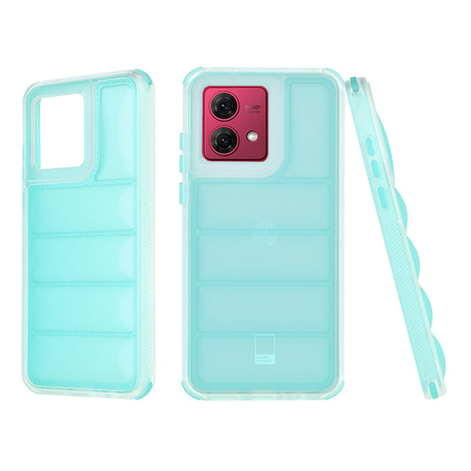 Θήκη για Motorola Moto G84, Techsuit, Wave Shield, Τυρκουάζ