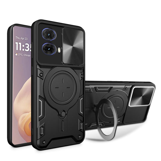 Θήκη για Motorola Moto G85, Techsuit, CamGuard Pro, Μαύρο