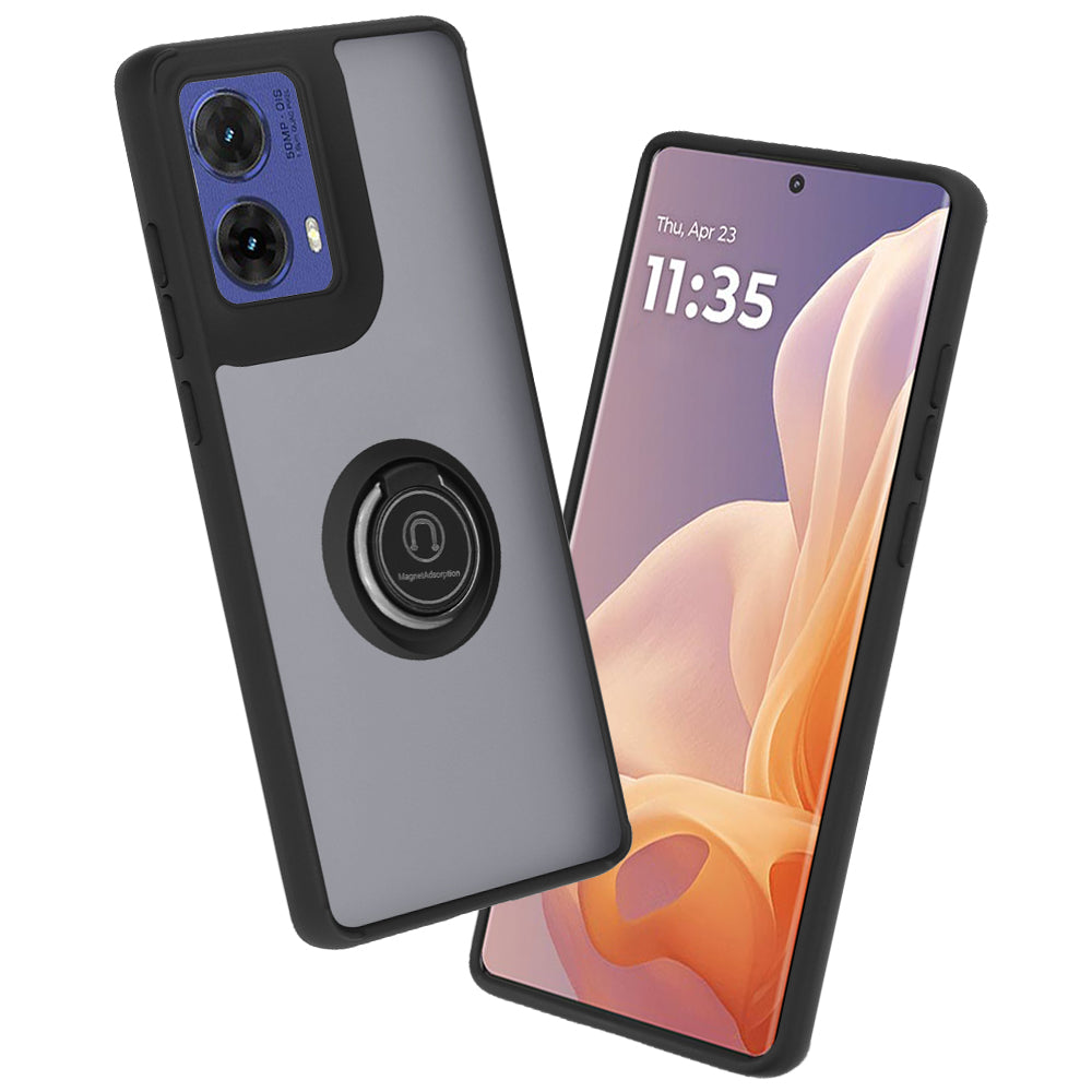 Θήκη για Motorola Moto G85, Techsuit, Glinth, Μαύρο
