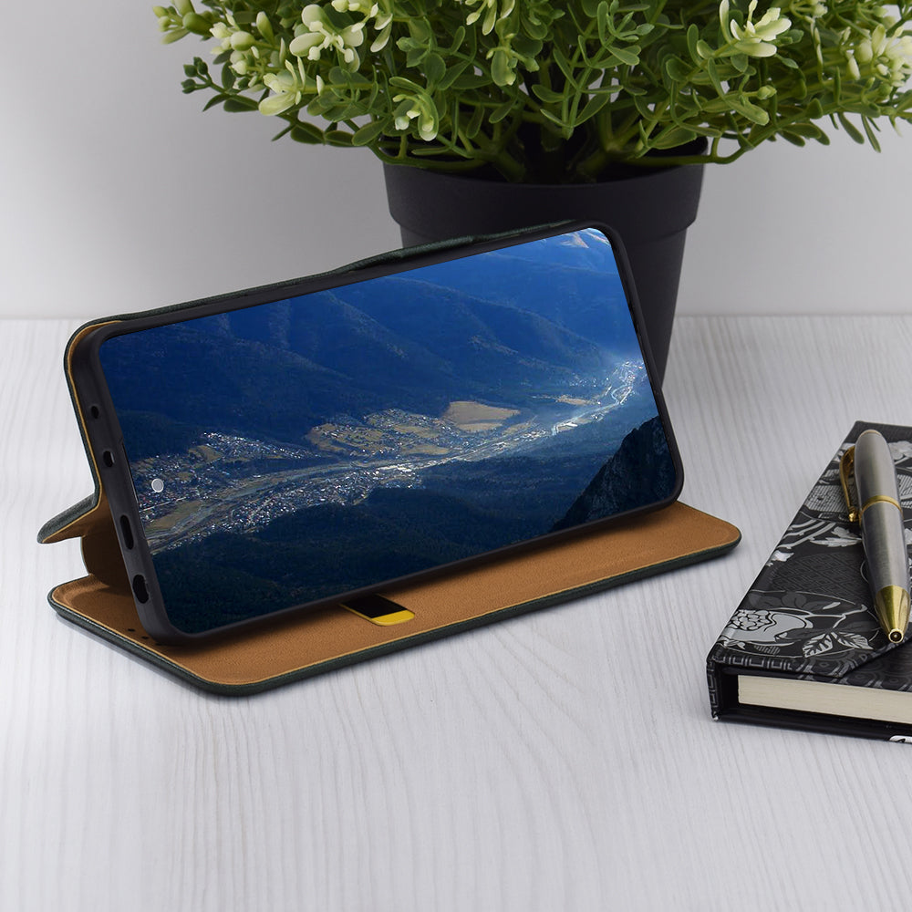 Θήκη για Motorola Moto G85, Techsuit, Safe Wallet Plus, Πράσινη