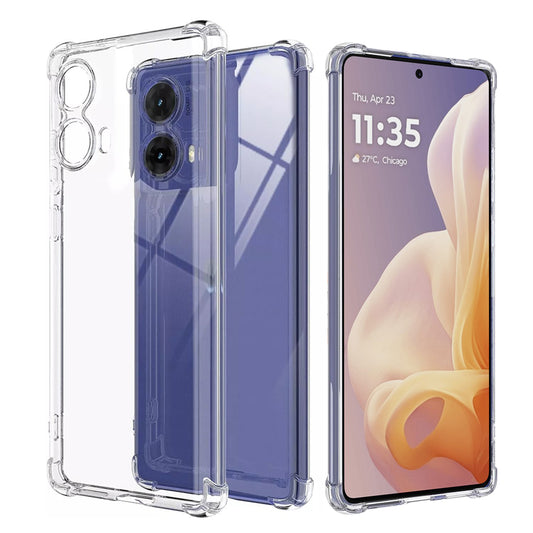 Θήκη για Motorola Moto G85, Techsuit, Ανθεκτική σε Κρούσεις Διαφανής, Διάφανη