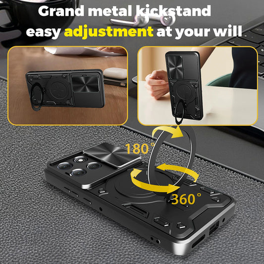 Θήκη για Motorola Moto G86, Techsuit, CamGuard Pro, Μπλε