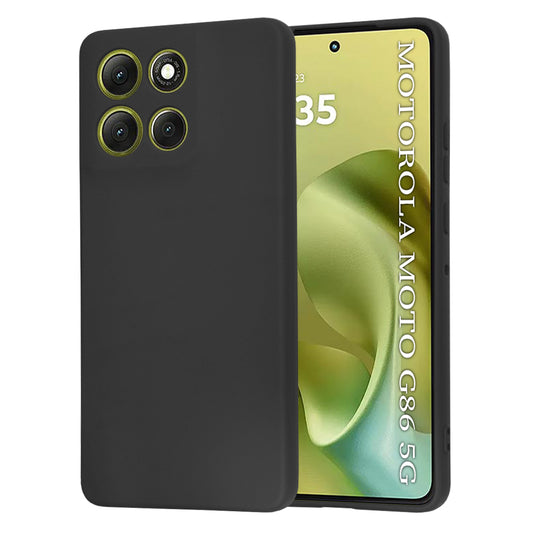 Θήκη για Motorola Moto G86, Techsuit, SoftFlex, Μαύρο