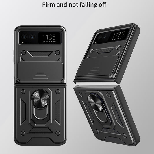 Θήκη για Motorola Razr 40, Techsuit, CamShield, Μαύρη