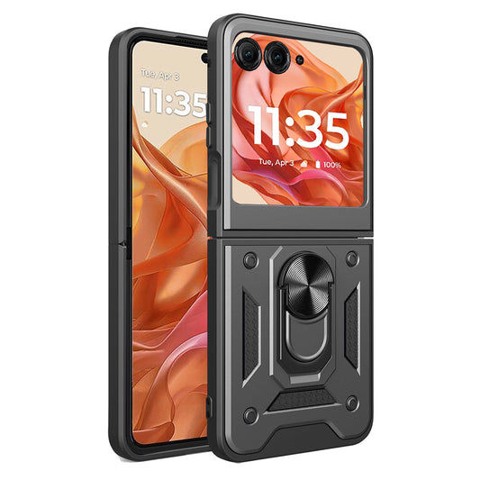 Θήκη για Motorola Razr 60 / Razr 50, Techsuit, CamShield, Μαύρο