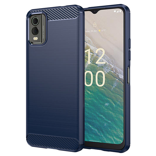 Θήκη για Nokia C32, Techsuit, Carbon, Μπλε