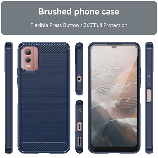 Θήκη για Nokia C32, Techsuit, Carbon, Μπλε