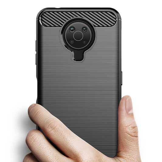 Θήκη για Nokia G10 / G20, Techsuit, Carbon, Μαύρο