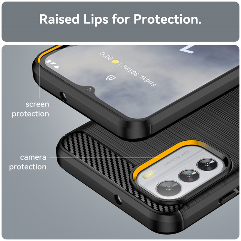 Θήκη για Nokia G42, Techsuit, Carbon, Μαύρο