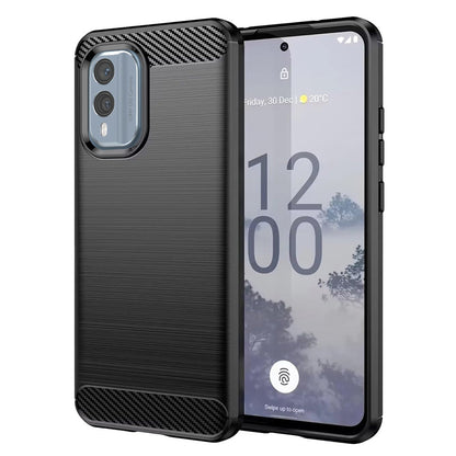 Θήκη για Nokia X30, Techsuit, Carbon, Μαύρο
