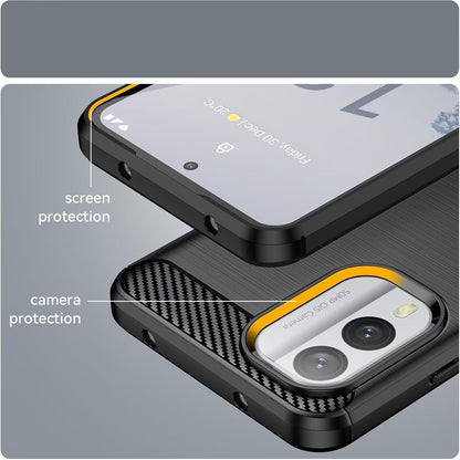 Θήκη για Nokia X30, Techsuit, Carbon, Μαύρο