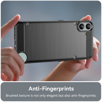 Θήκη για Nothing CMF Phone 1, Techsuit, Άνθρακας, Μαύρο