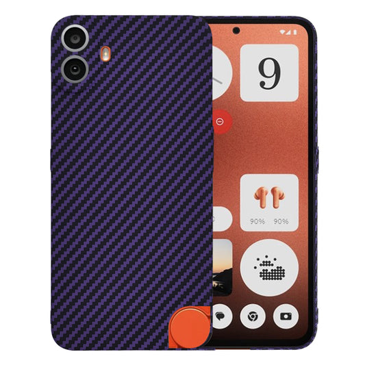 Θήκη για Nothing CMF Phone 1, Techsuit, Carbonite FiberShell, Μωβ