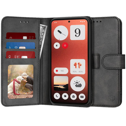 Θήκη για Nothing CMF Phone 1, Techsuit, Diary Book, Μαύρη