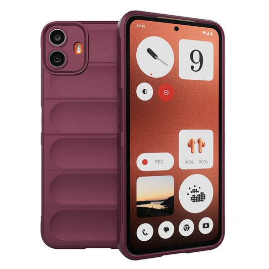 Θήκη για Nothing CMF Phone 1, Techsuit, Magic Shield, Βυσσινί