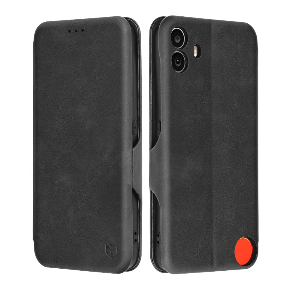 Θήκη για Nothing CMF Phone 1, Techsuit, Safe Wallet Plus, Μαύρη