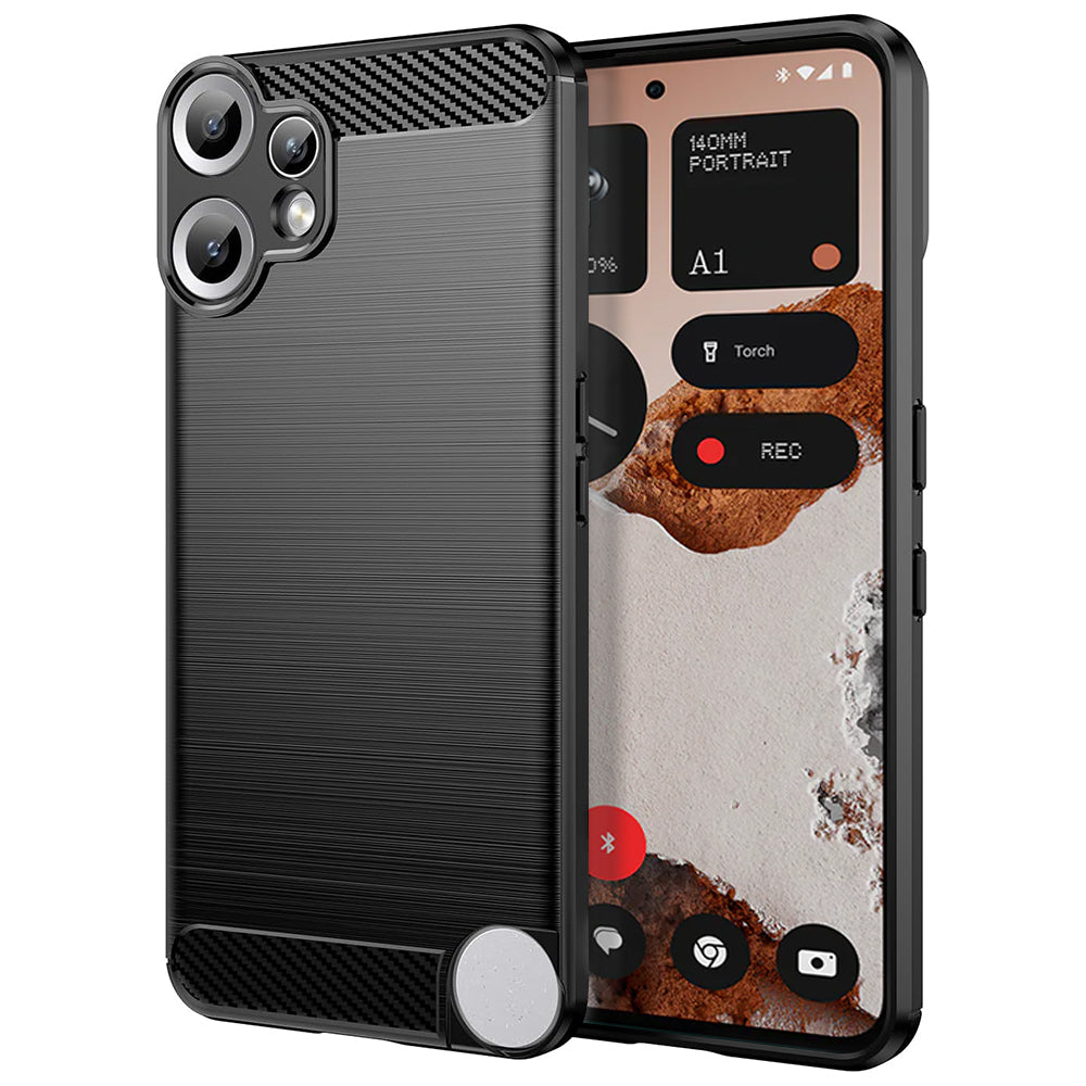 Θήκη για Nothing CMF Phone 2 Pro, Techsuit, Άνθρακας, Μαύρο