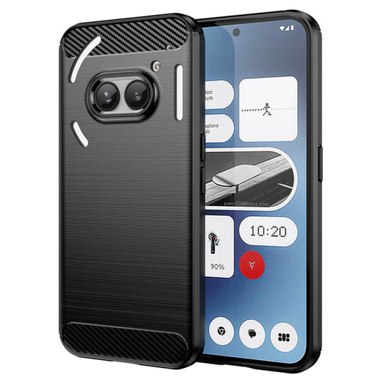 Θήκη για Nothing Phone (2a) Plus / Phone (2a), Techsuit, Carbon, Μαύρο