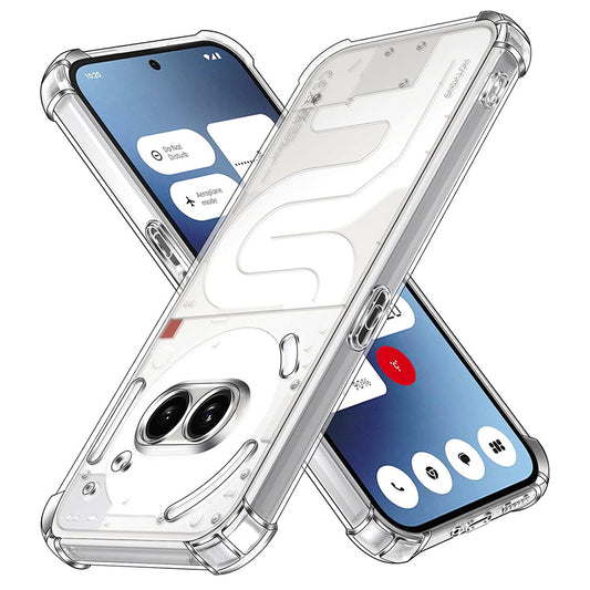 Θήκη για Nothing Phone (2a) Plus / Phone (2a), Techsuit, Ανθεκτική σε Κρούσεις Διαφανής, Διάφανη
