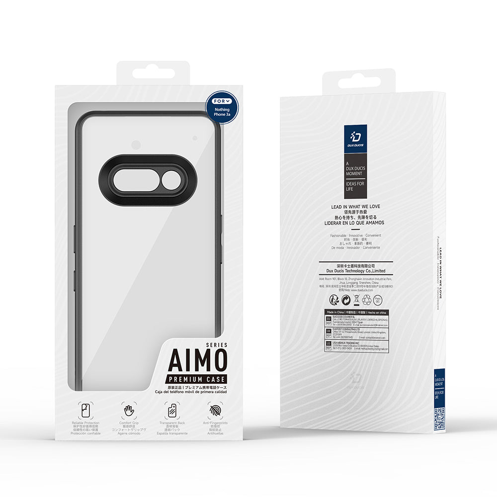 Θήκη για Nothing Phone (3a), DUX DUCIS, Aimo, Μαύρη
