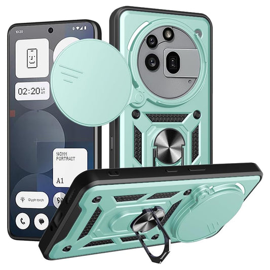 Θήκη για Nothing Phone (3a) Pro, Techsuit, CamShield, Πράσινο