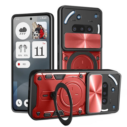Θήκη για Nothing Phone (3a), Techsuit, CamGuard Pro, Κόκκινο