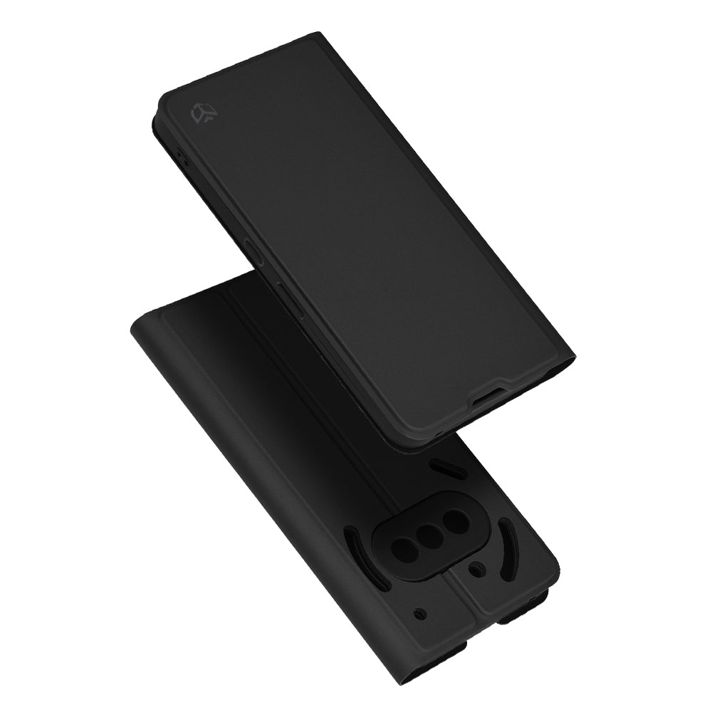 Case for Nothing Phone (3a), Techsuit, Magskin Book, Black