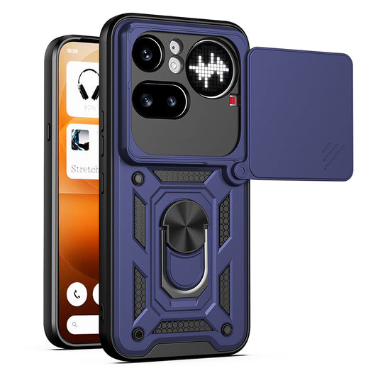 Θήκη για Nothing Phone (4a) Pro, Techsuit, CamShield, Μπλε