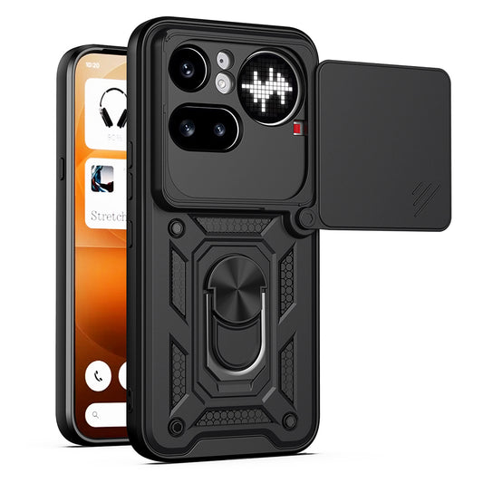 Θήκη για Nothing Phone (4a) Pro, Techsuit, CamShield, Μαύρη