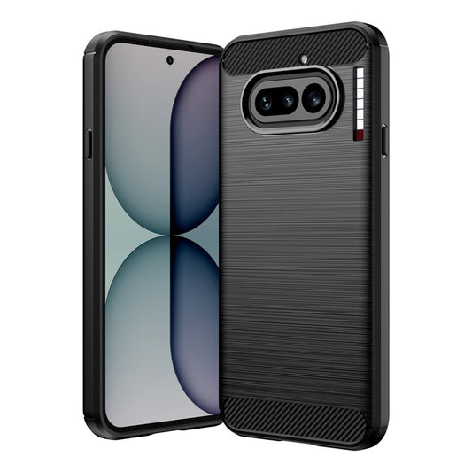 Θήκη για Nothing Phone (4a), Techsuit, Καρμπόν, Μαύρη