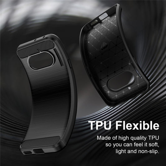 Θήκη για Nothing Phone (4a), Techsuit, Καρμπόν, Μαύρη