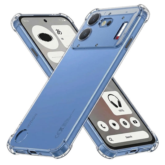 Θήκη για Nothing Phone (4b), Techsuit, Ανθεκτική σε Κρούσεις Διαφανής, Διάφανη