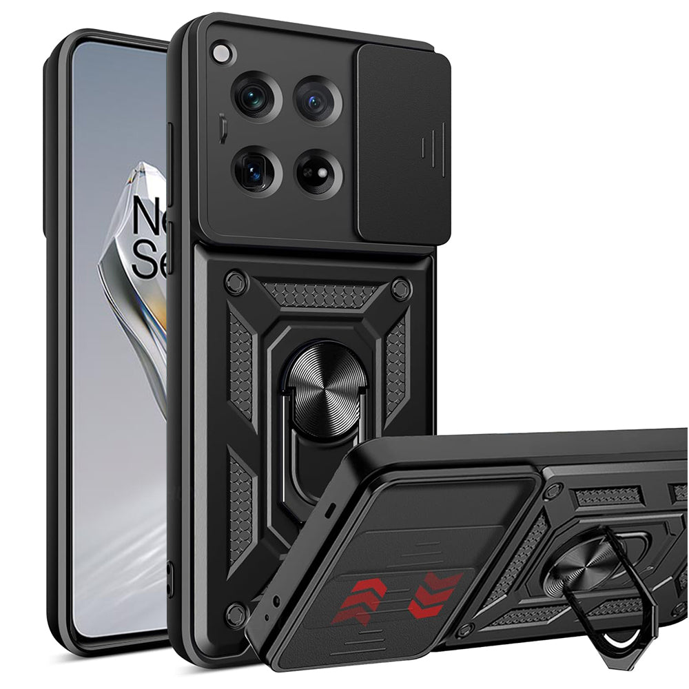Θήκη για OnePlus 12, Techsuit, CamShield, Μαύρο