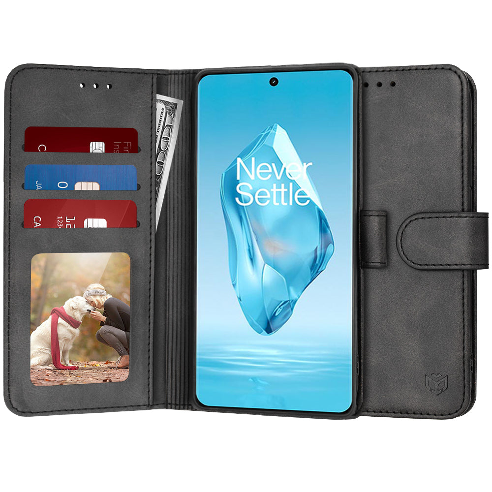 Θήκη για OnePlus 12R, Techsuit, Diary Book, Μαύρη