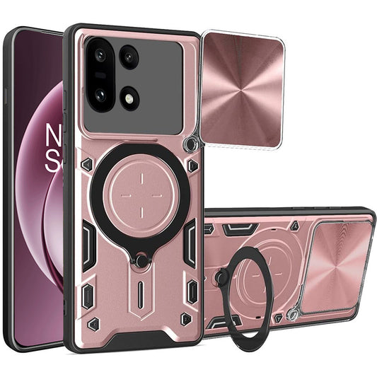 Θήκη για OnePlus 15, Techsuit, CamGuard Pro, Ροζ Χρυσό