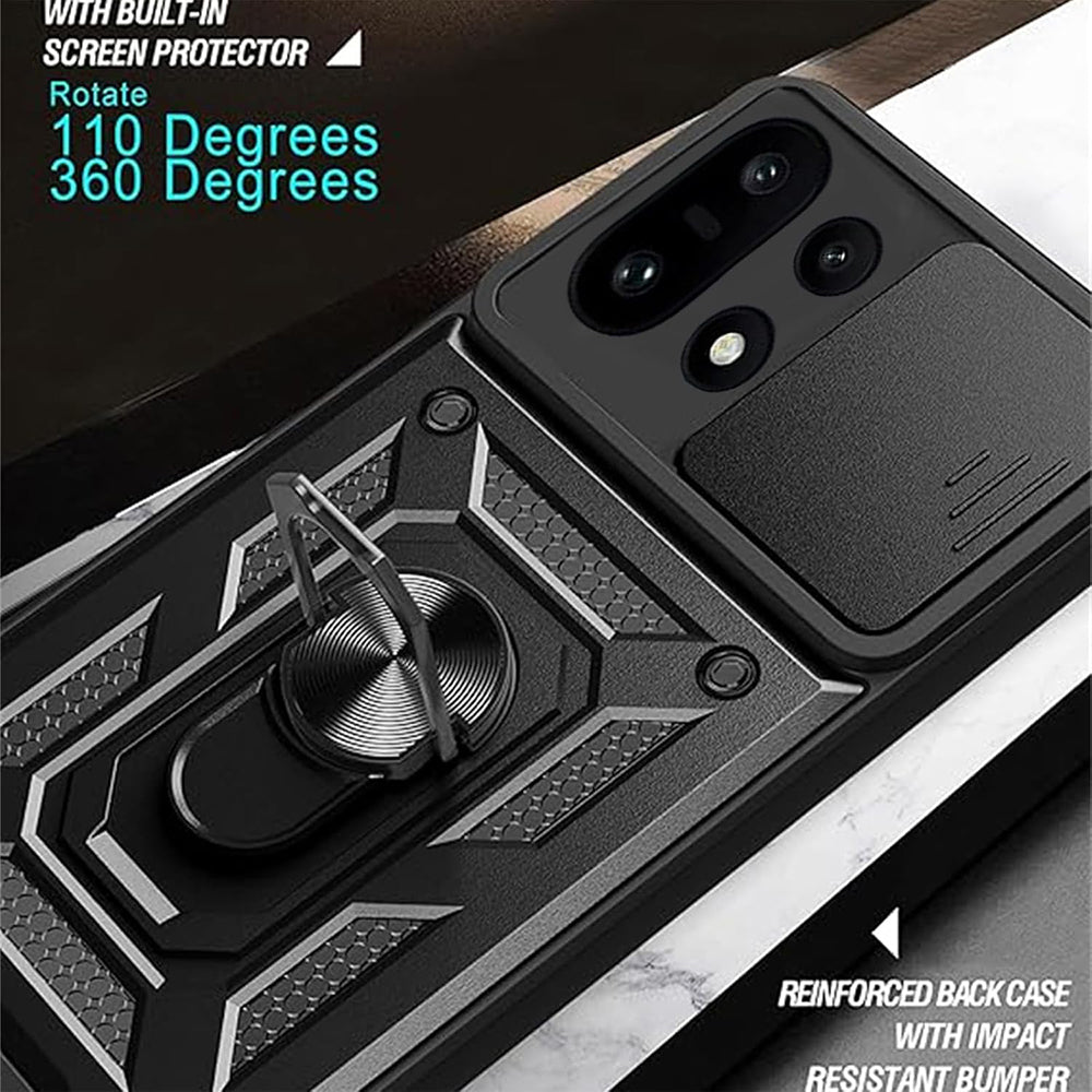 Θήκη για OnePlus 15, Techsuit, CamShield, Μαύρη