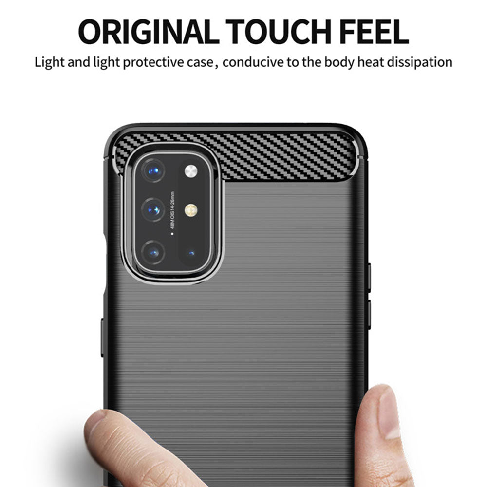 Θήκη για OnePlus 9, Techsuit, Carbon, Μαύρο