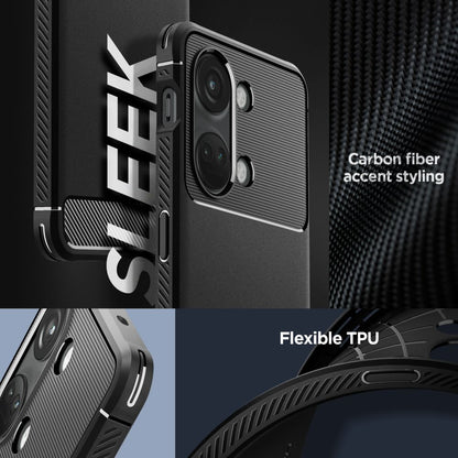 Θήκη για OnePlus Nord 3, Spigen, Rugged Armour, Μαύρο ACS05197 